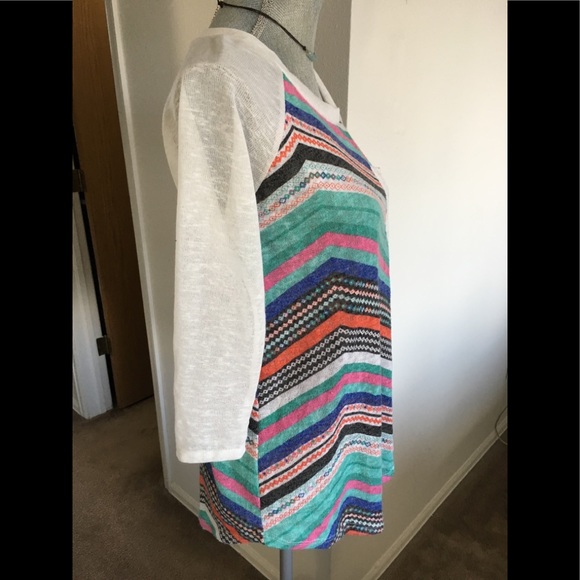 Flamingo Urban Fun&Flirty Pattern Lace Pocket Top - Picture 5 of 7